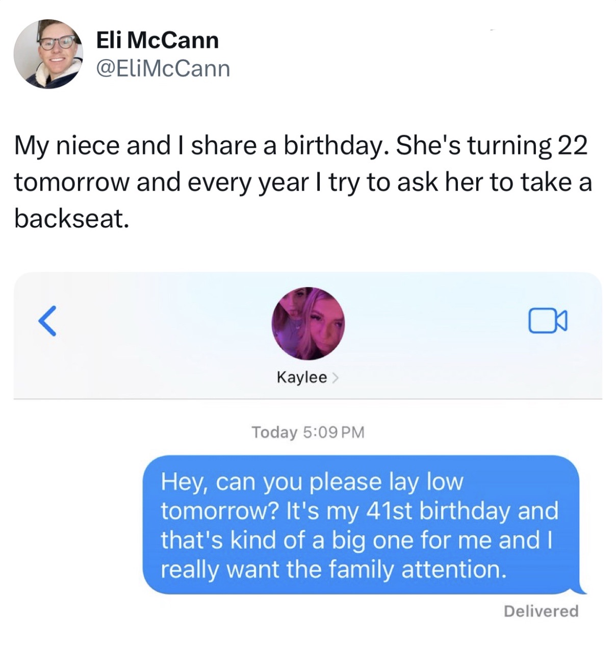 Kids always try to take the spotlight